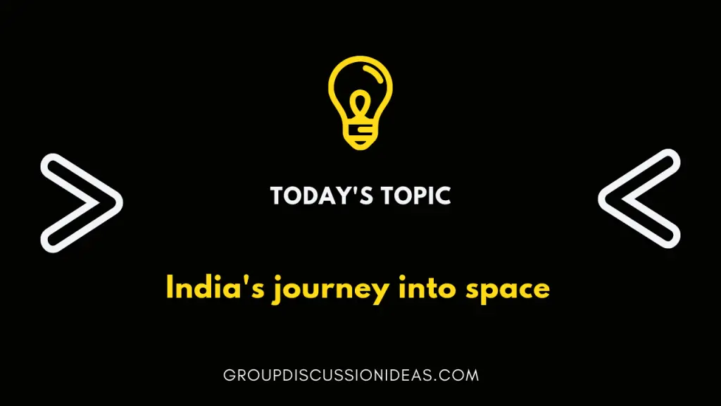 India's journey into space