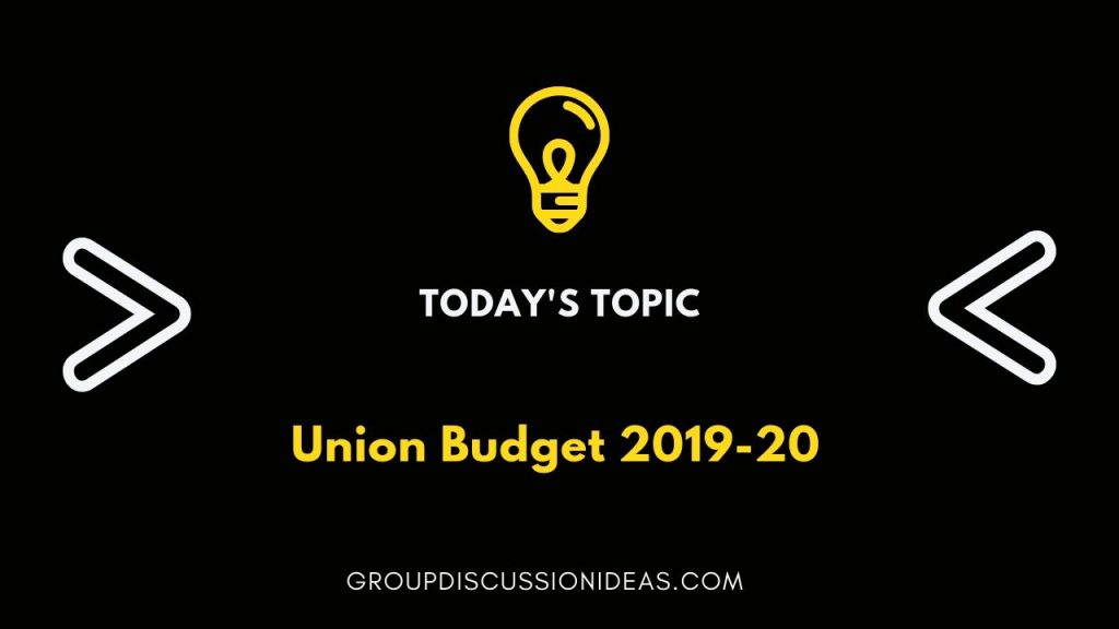 union budget 2019-20